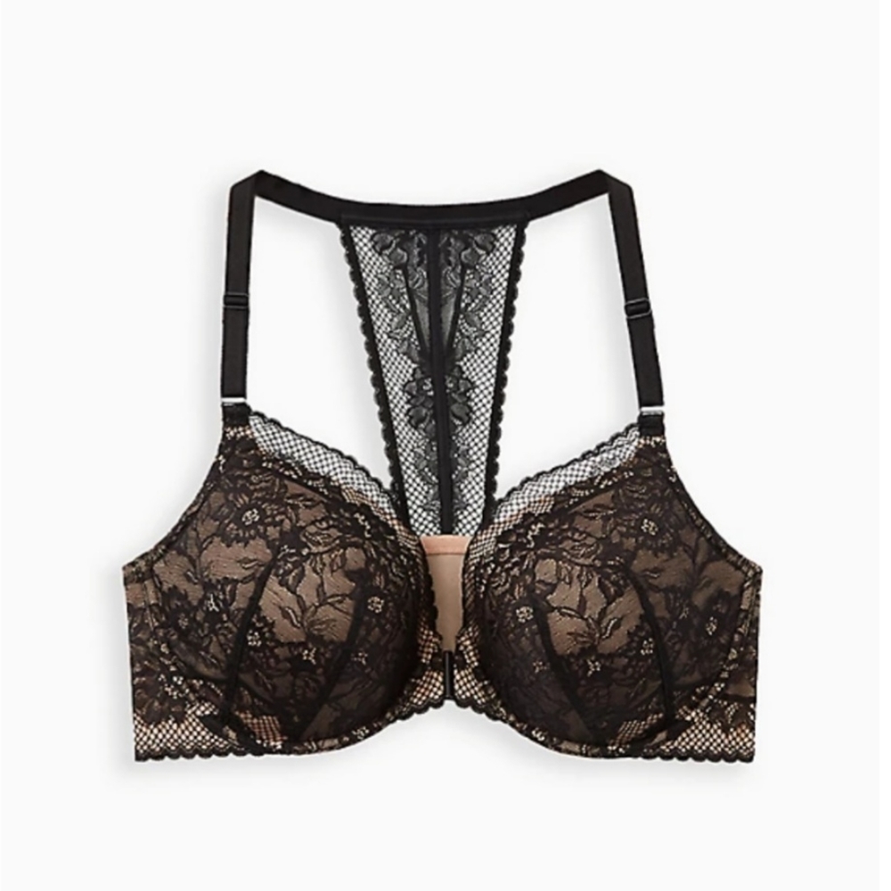 Torrid size 42B front closure T shirt bra